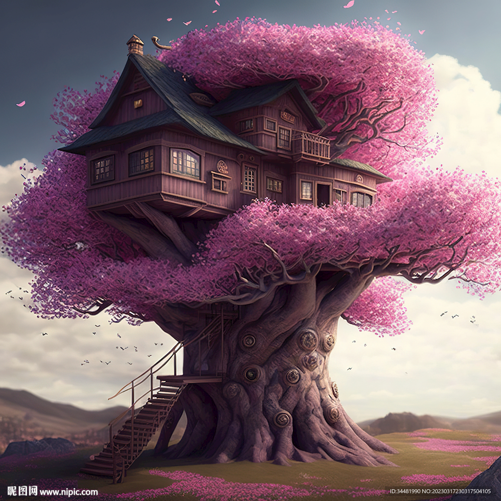 日式樱花屋