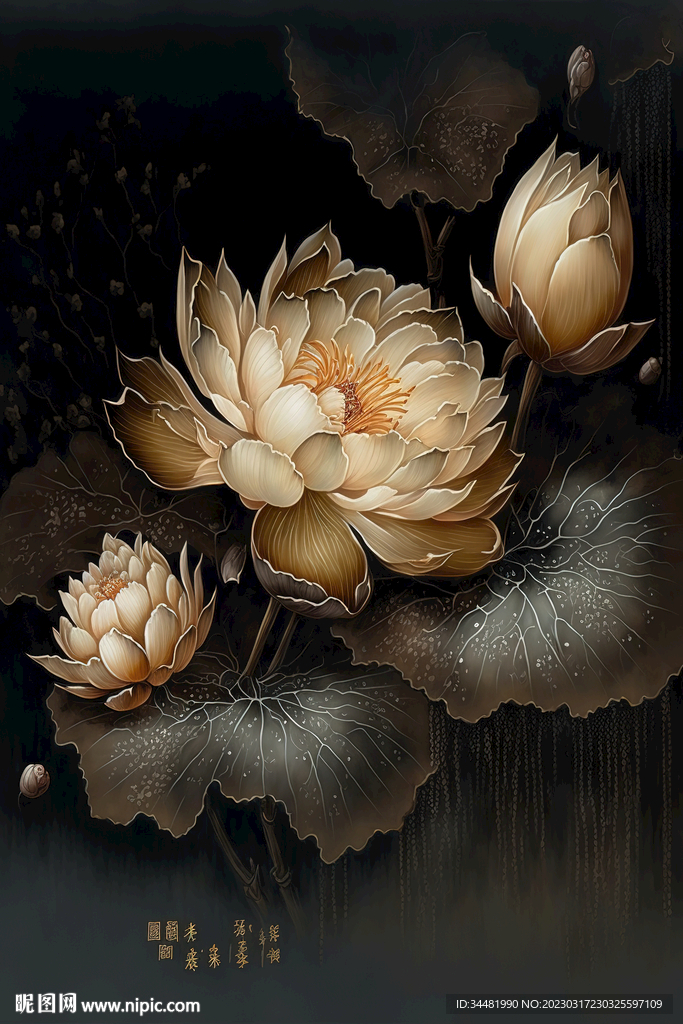 发光花