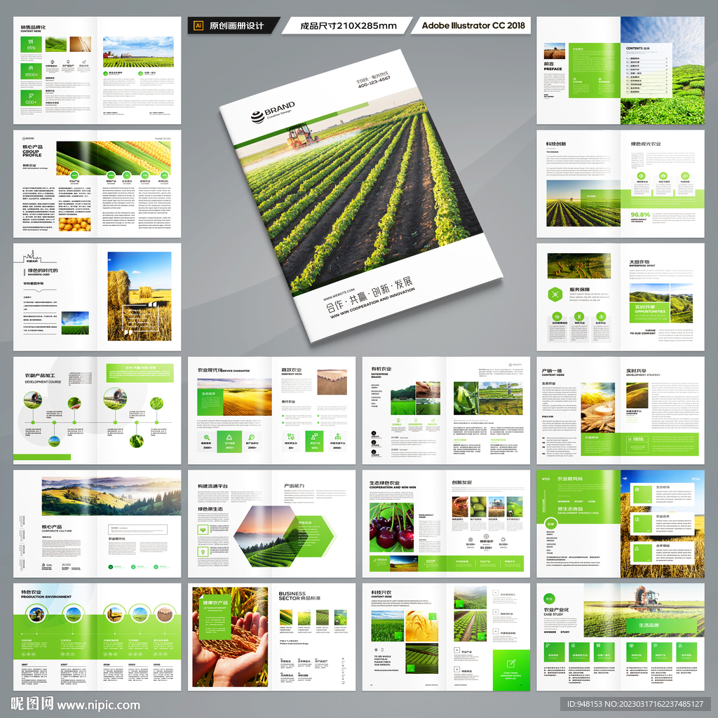 农业合作社画册