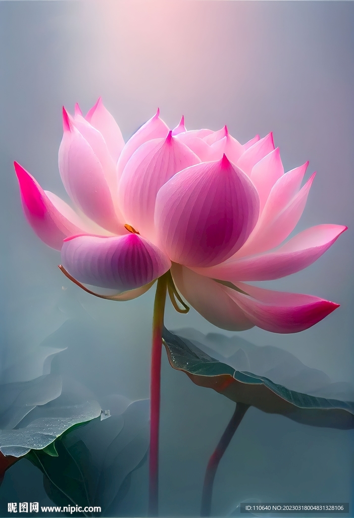 粉色荷花
