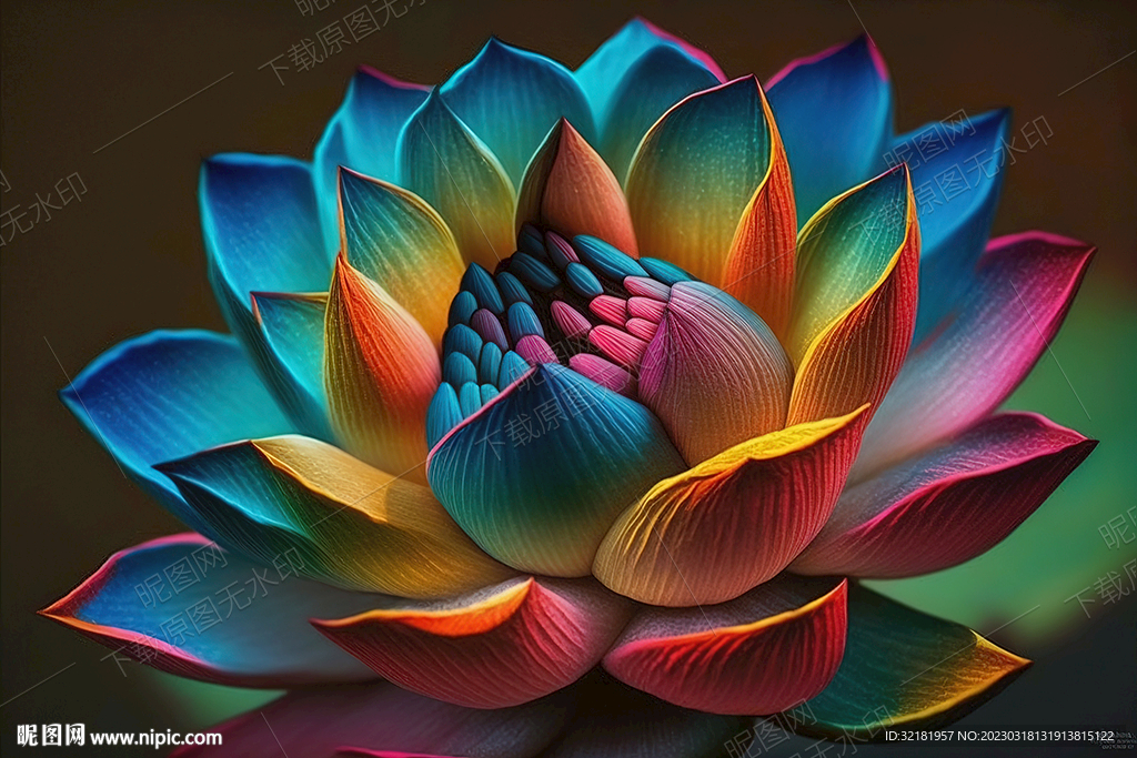 粉色荷花