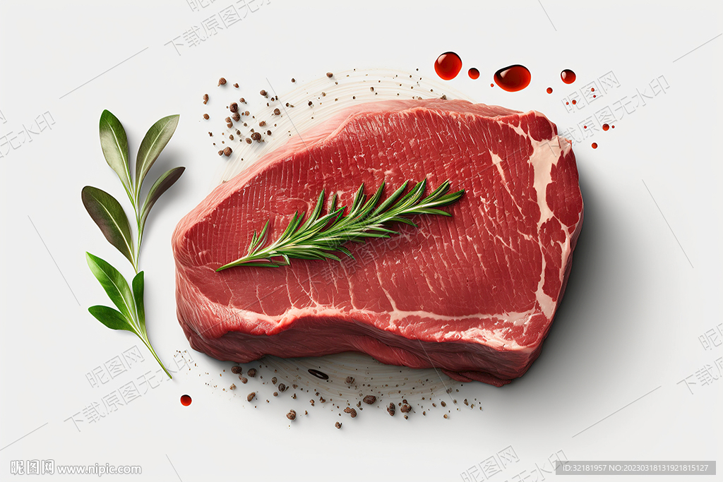 新鲜的肉