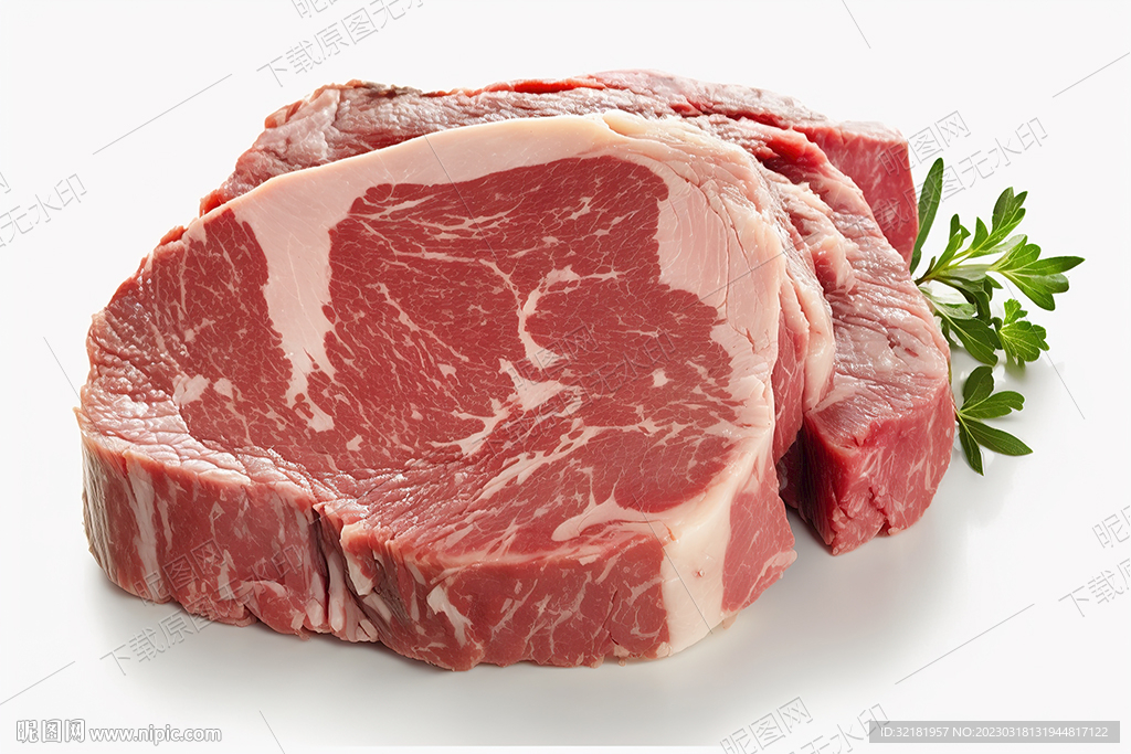 新鲜的肉