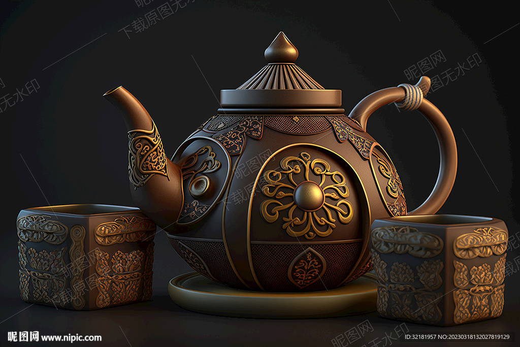 艺术茶壶
