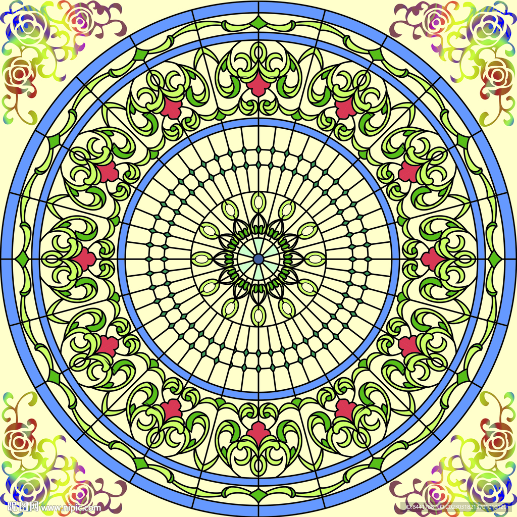 欧式花纹