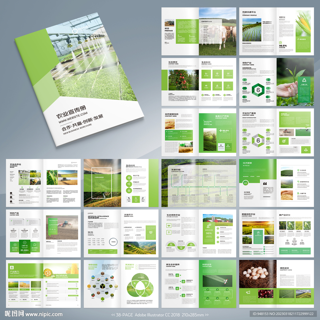 农业合作社画册