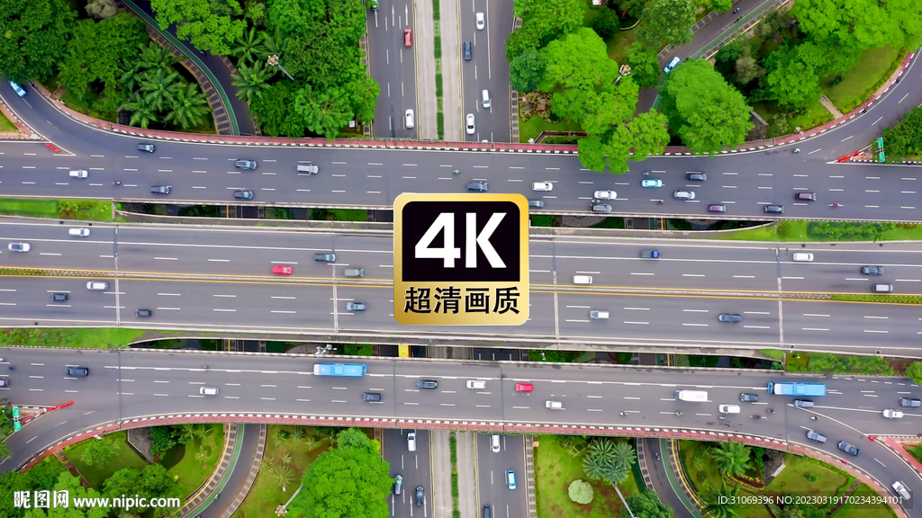 现代城市立交桥风景