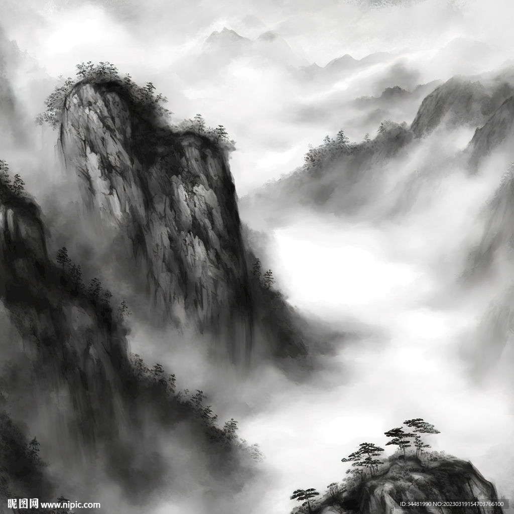 水墨画