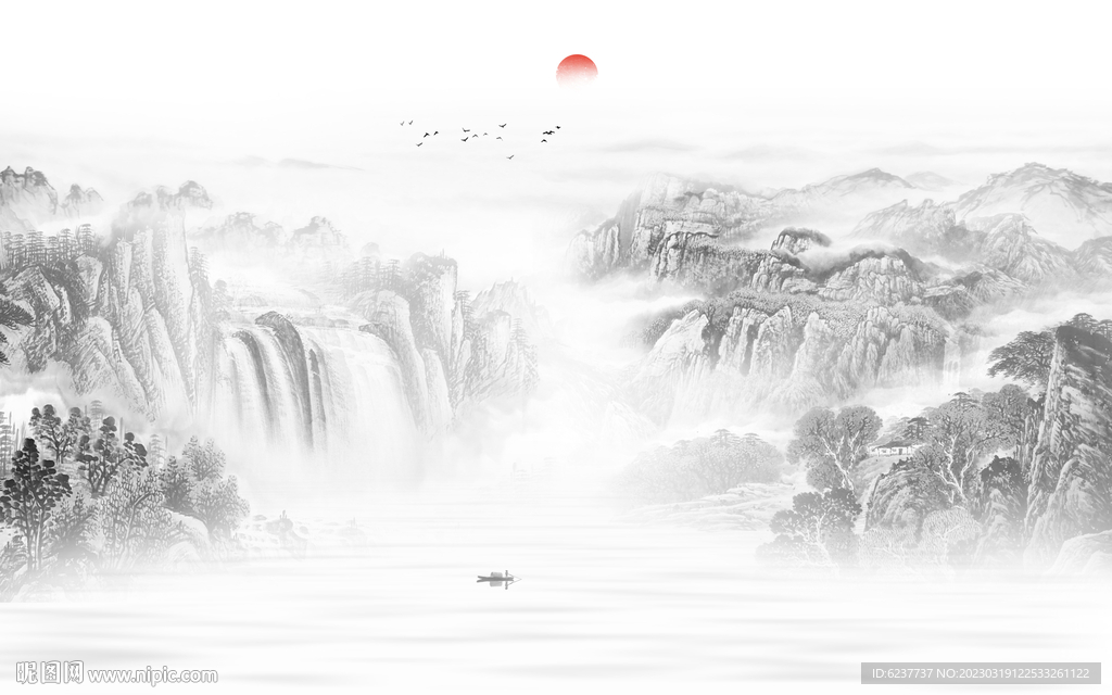 意境山水画