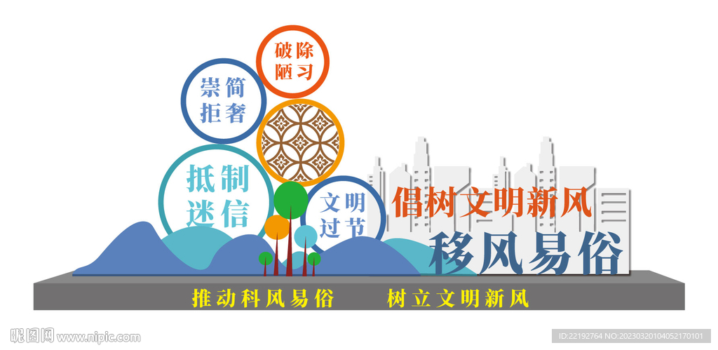 移风易俗文化墙