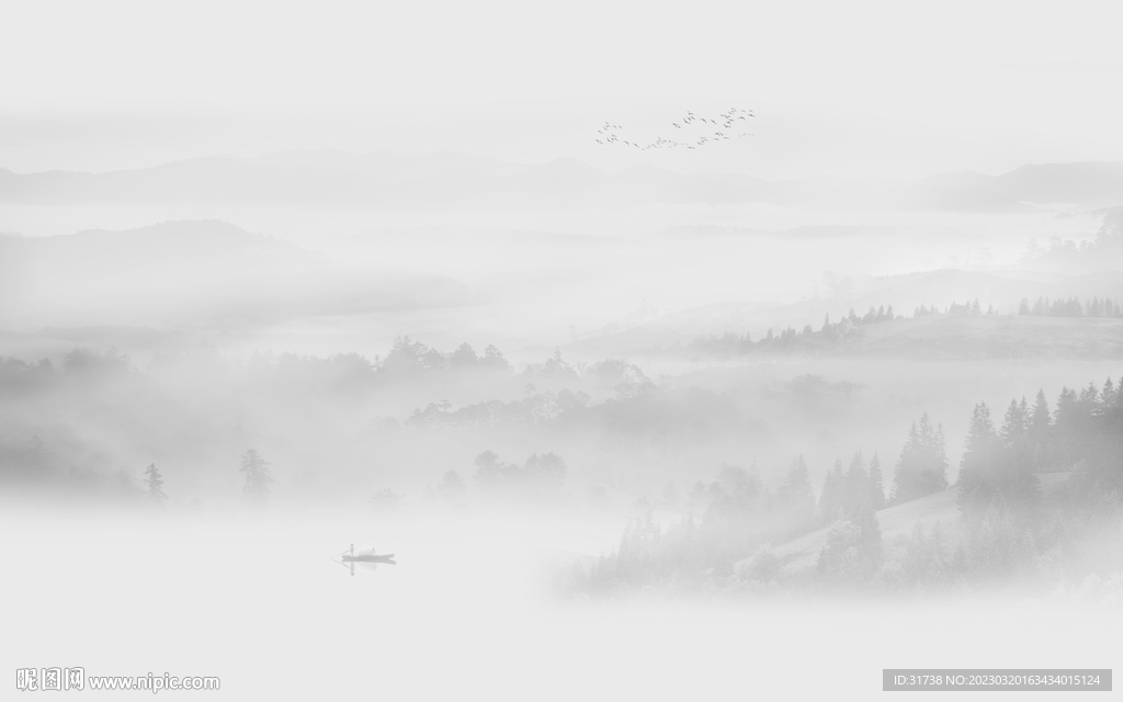 意境水墨画