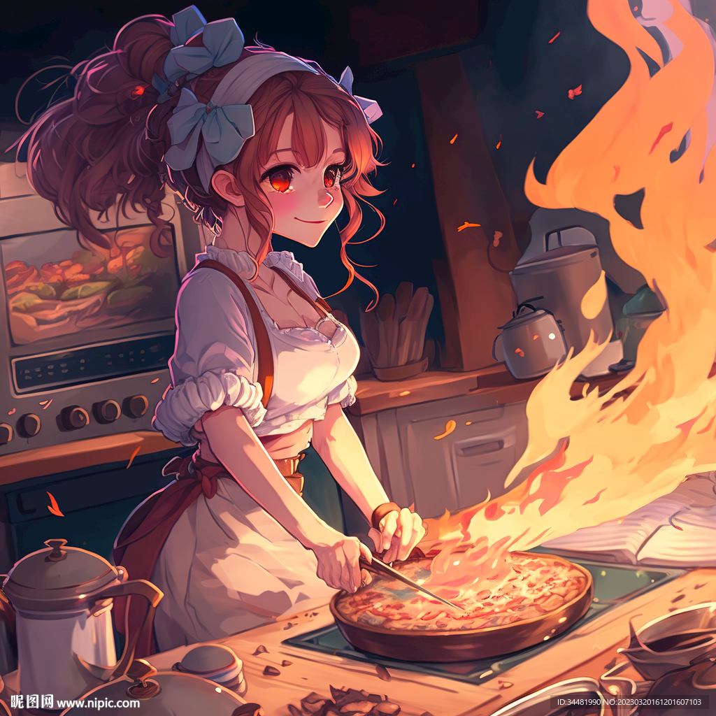 烹饪女孩