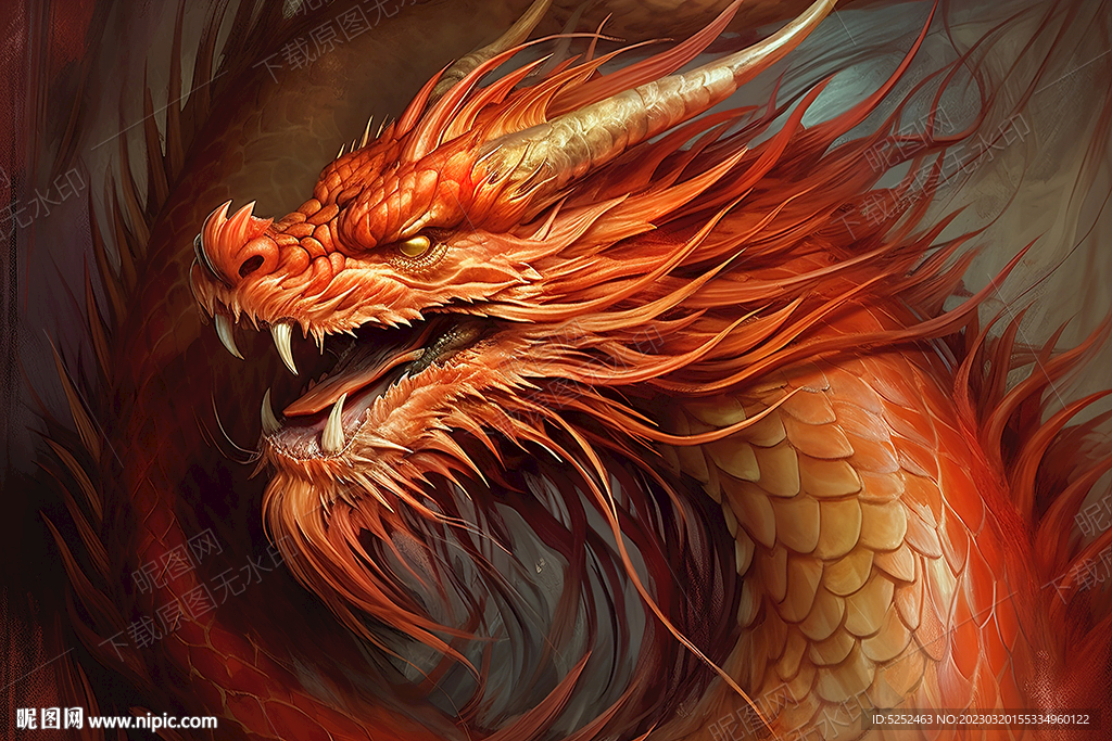 逼真的龙