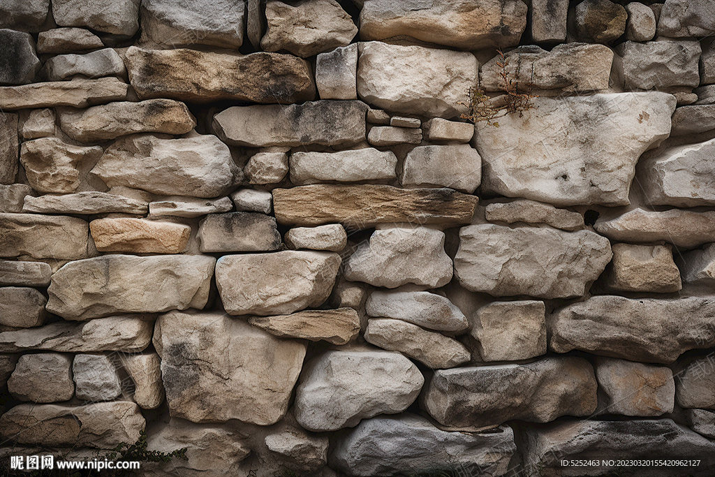 石头墙素材