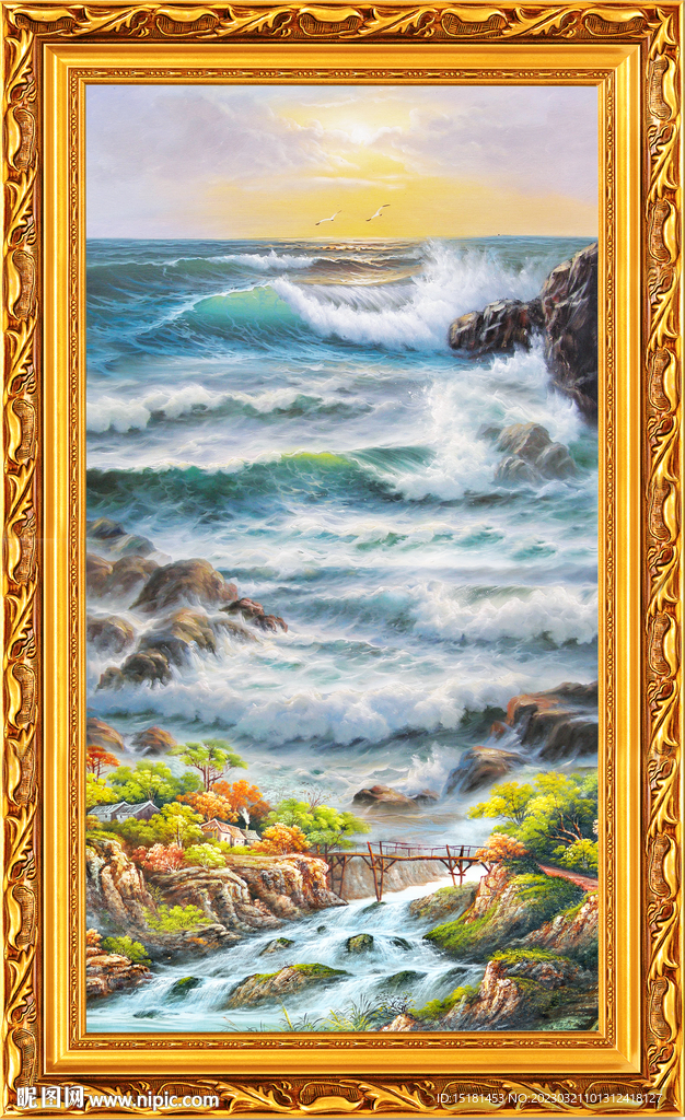 风景油画 
