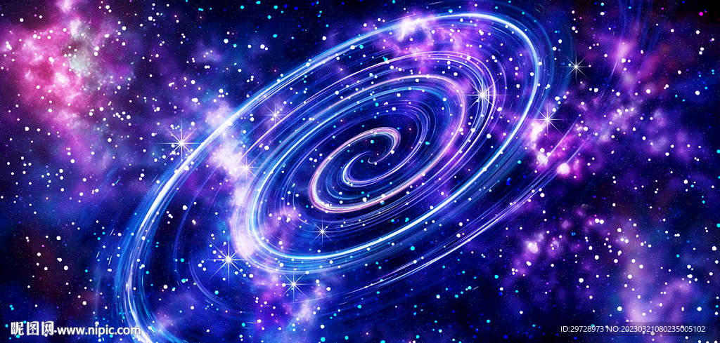 高清星空装饰画