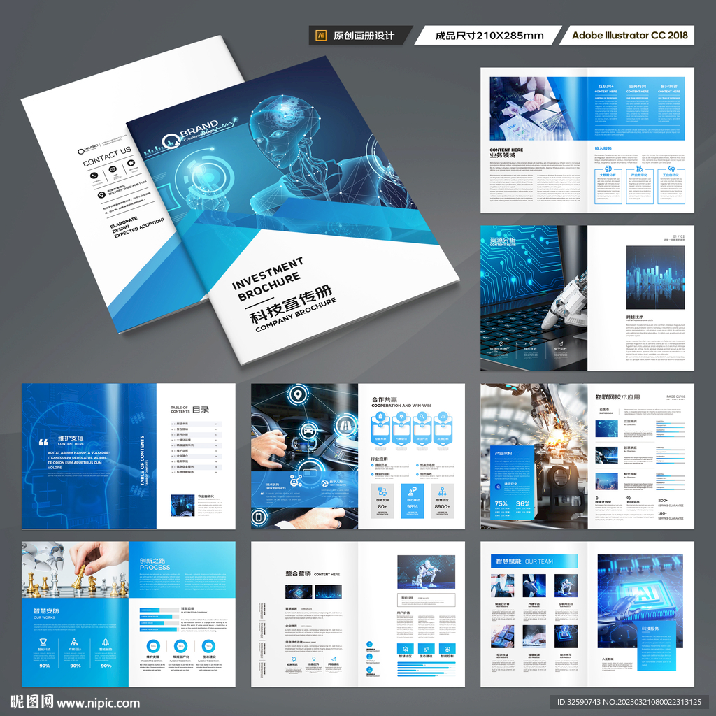 科技企业画册