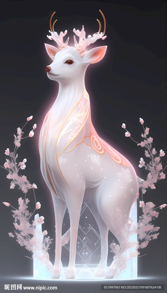 麋鹿梅花鹿梅花