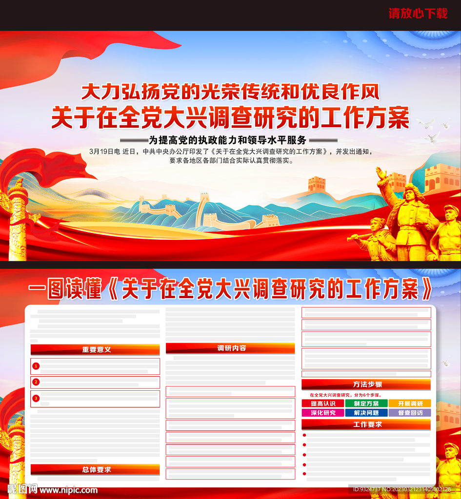 在全党大兴调查研究的工作