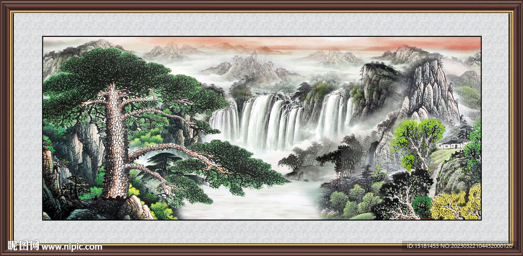 巨幅山水