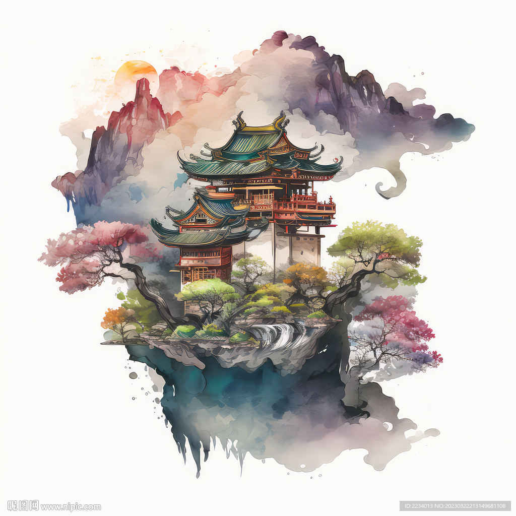 山峦叠翠