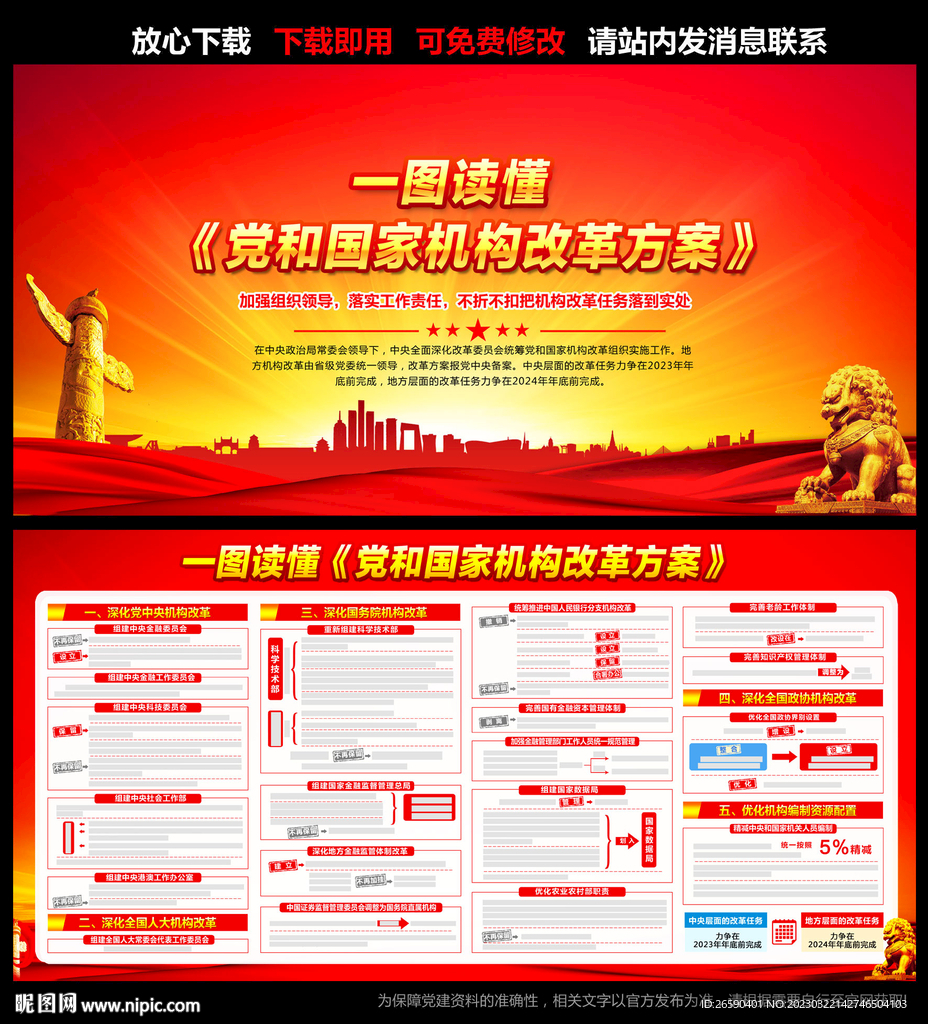 党和国家机构改革方案 