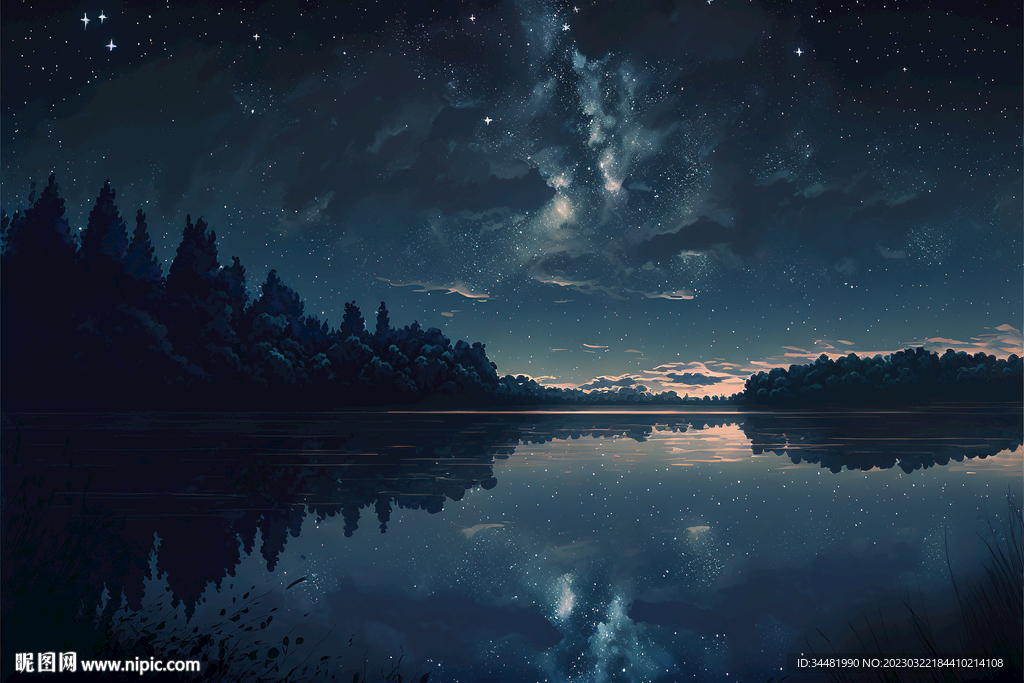 森林夜晚