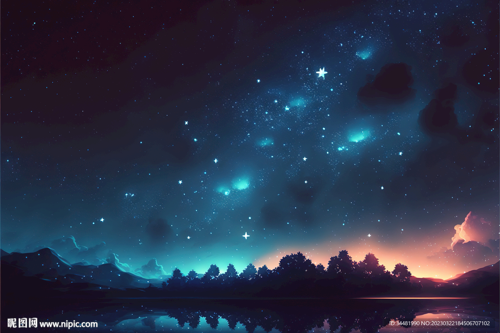 星空夜晚