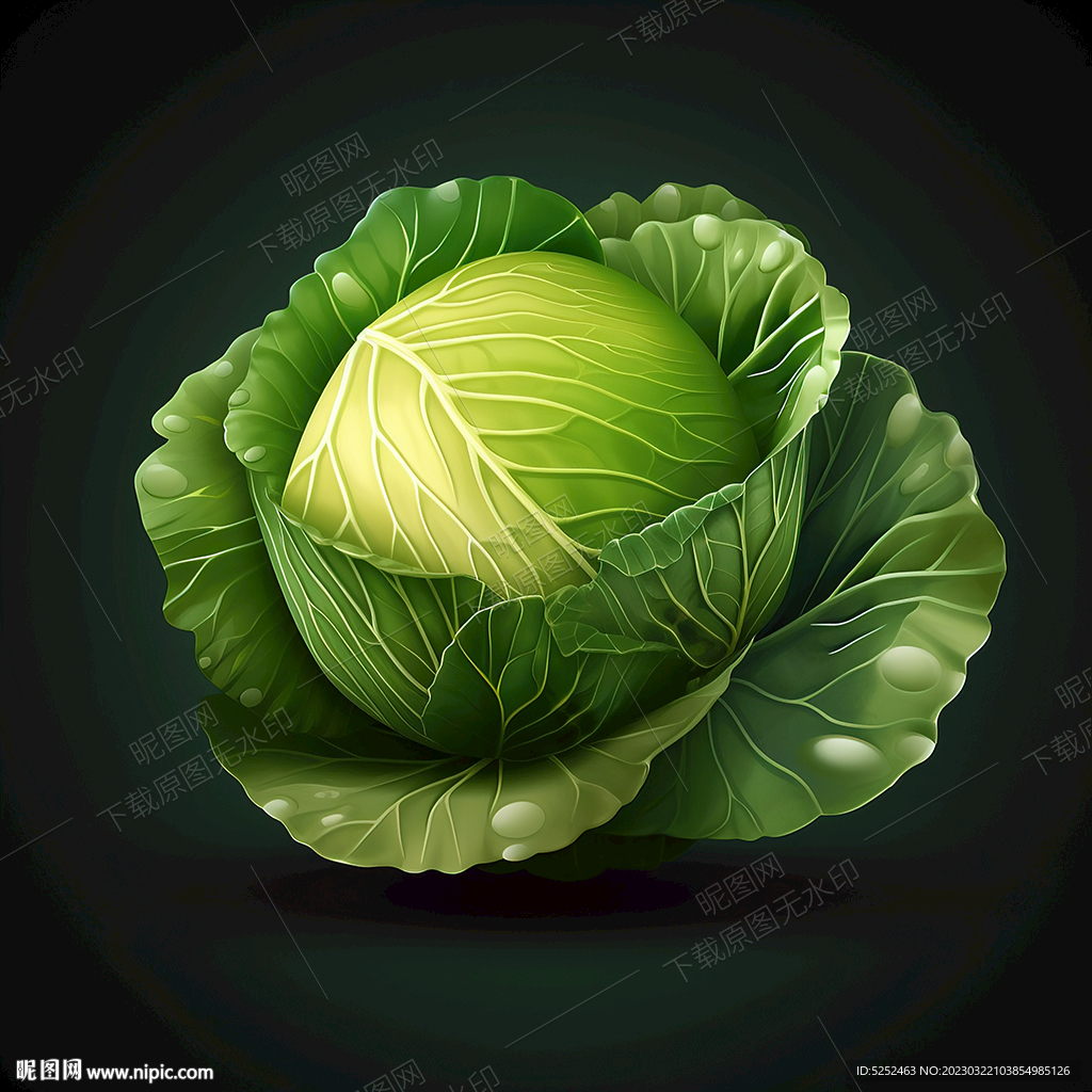 卡通卷心菜