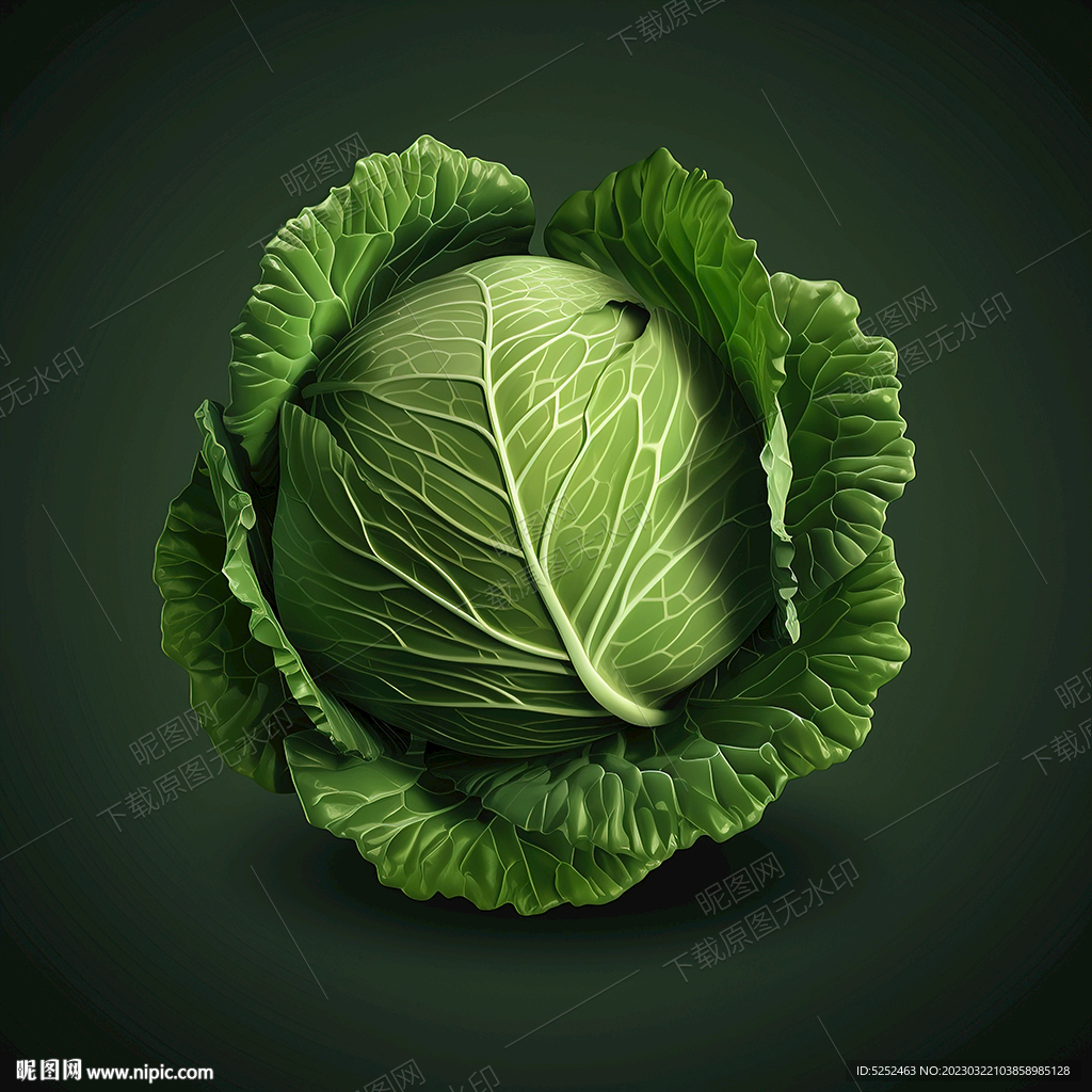 手绘包菜