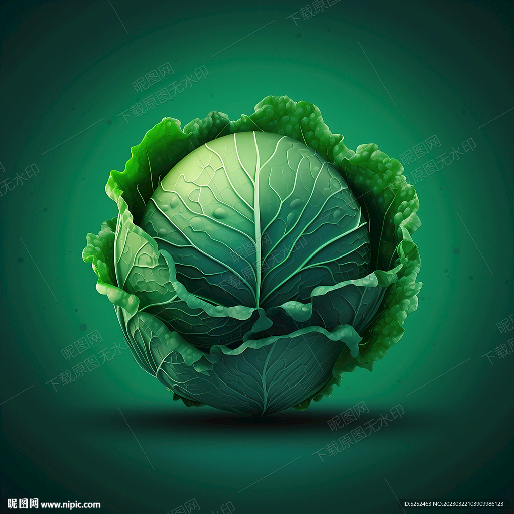 一个高清卷心菜