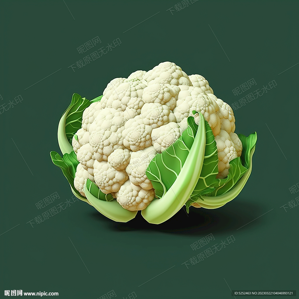 卡通菜花