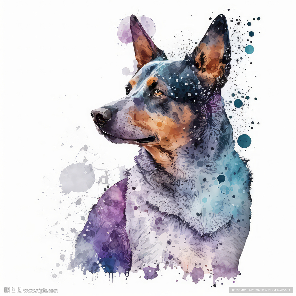 墨迹猎犬