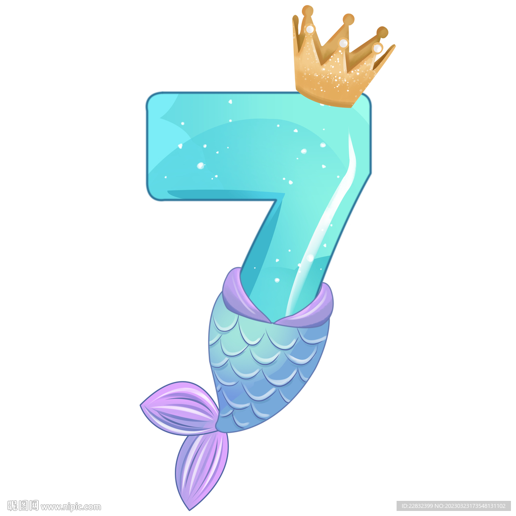 7岁生日派对 人鱼系列