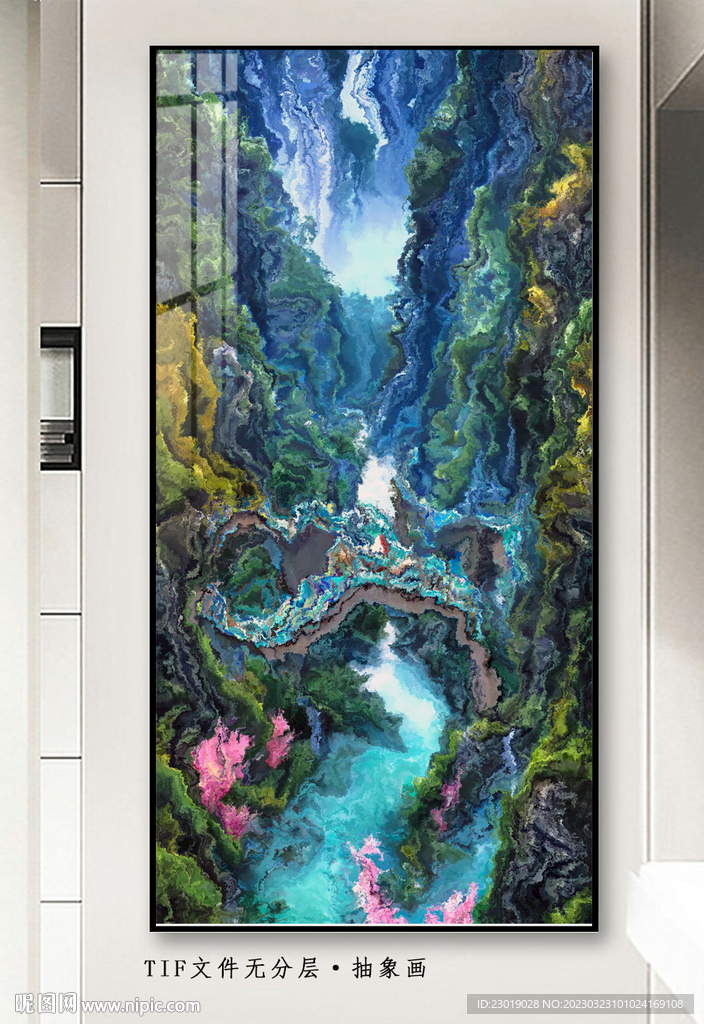 油画山水