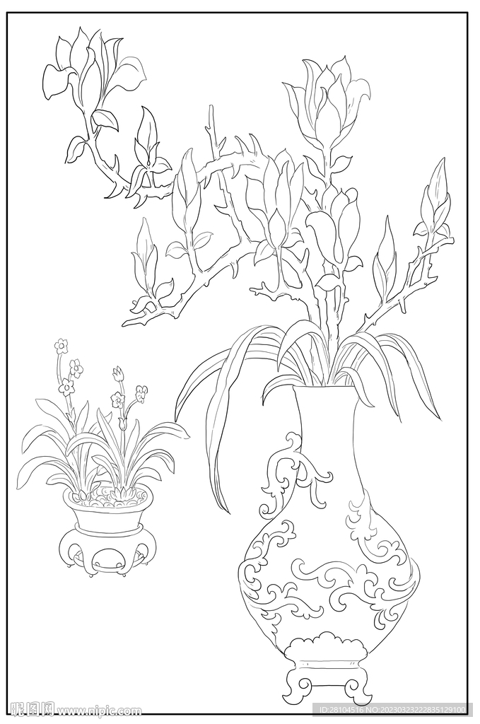 花瓶插花