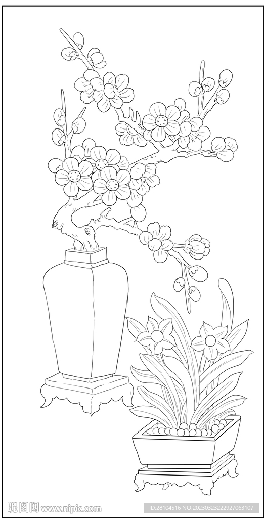 博古花瓶