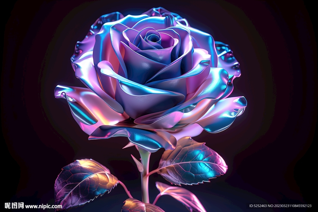玻璃玫瑰花