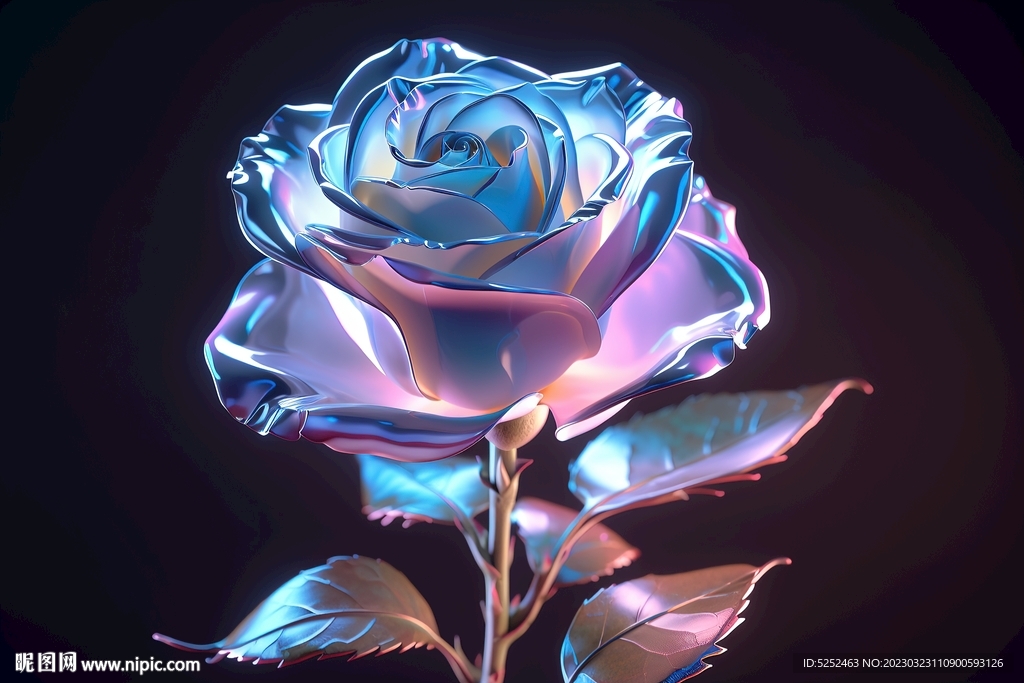 玻璃玫瑰花