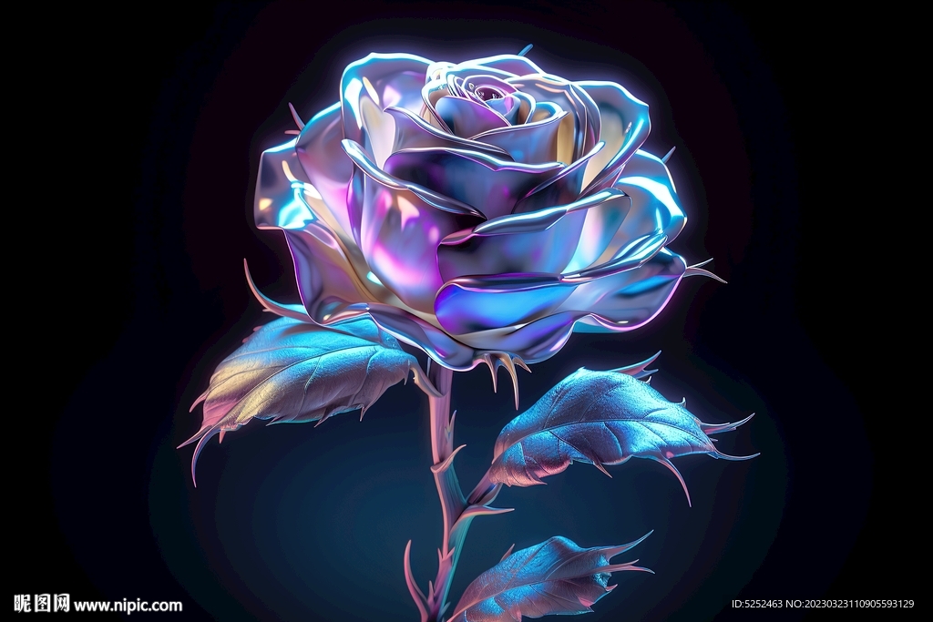 玻璃玫瑰花