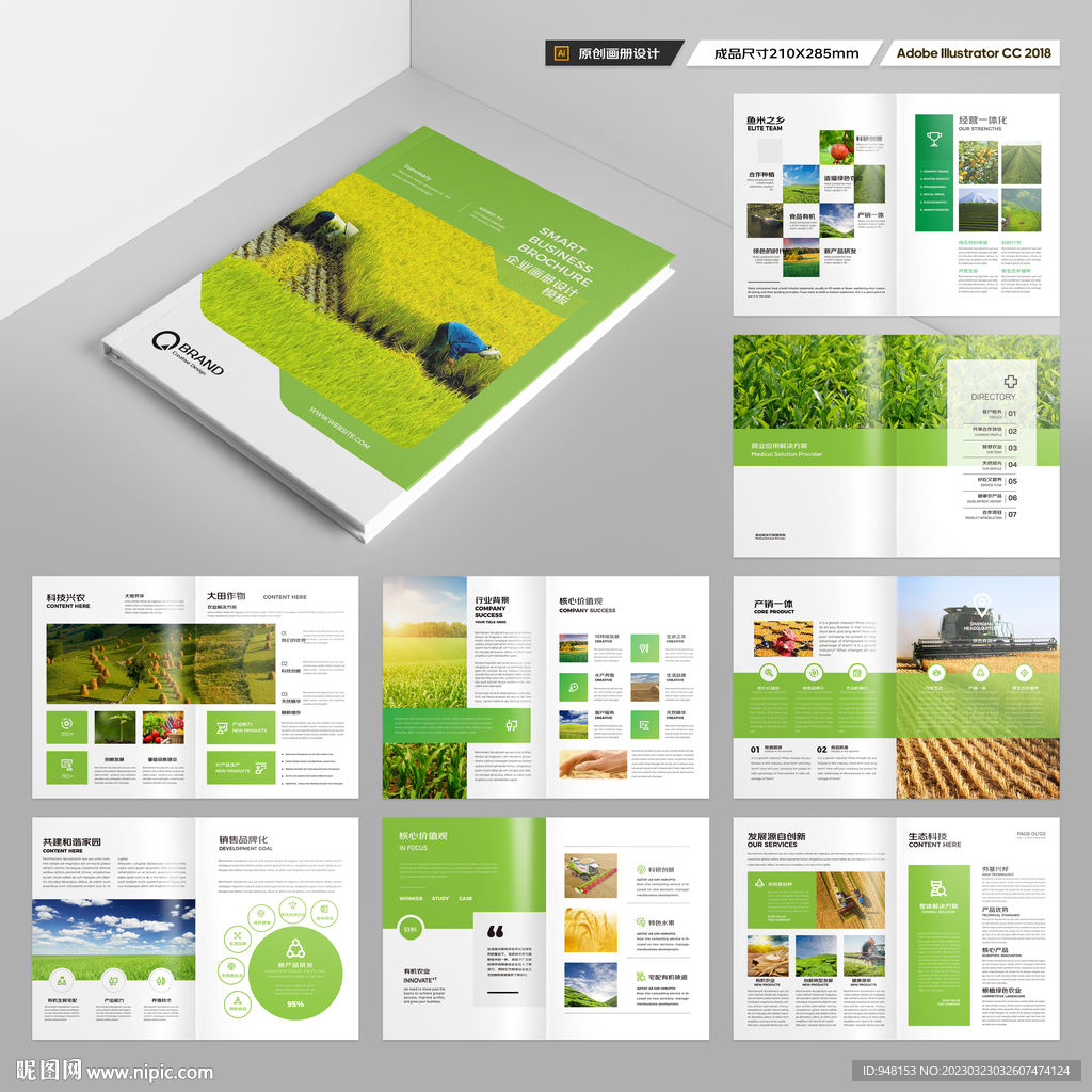 农业合作社画册