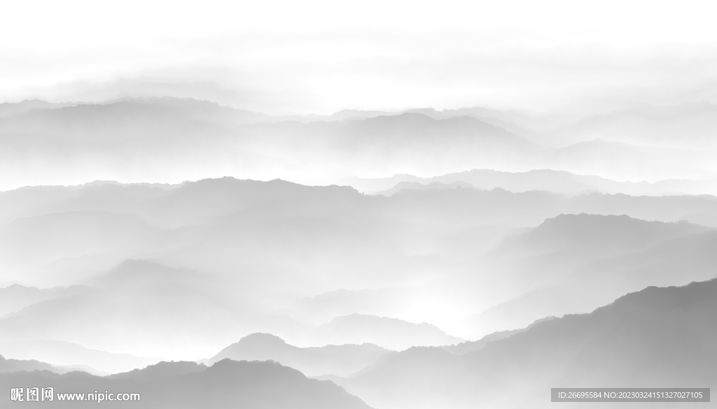 抽象山水画 