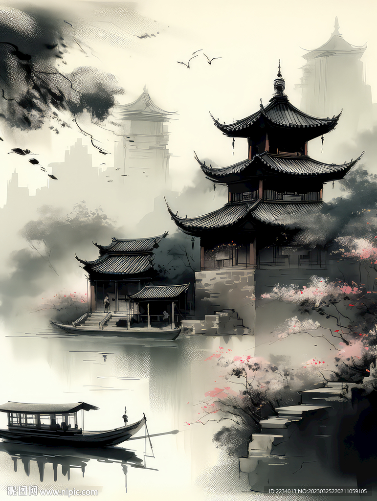江南烟雨