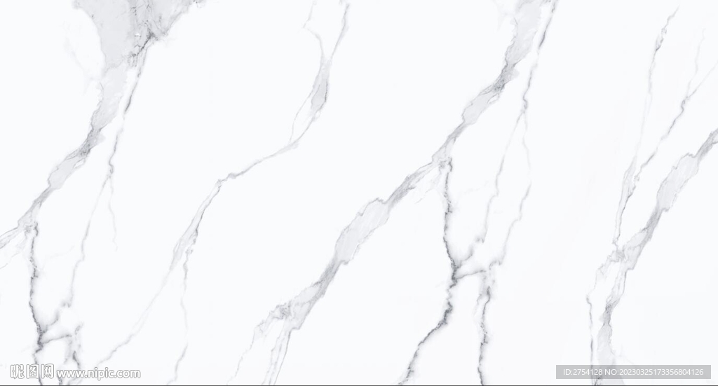 鱼肚白 黑白根大理石纹理 岩板