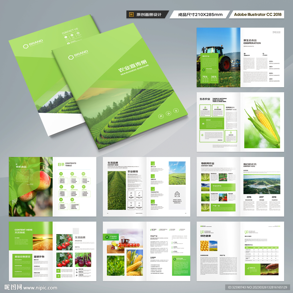 农业合作社画册