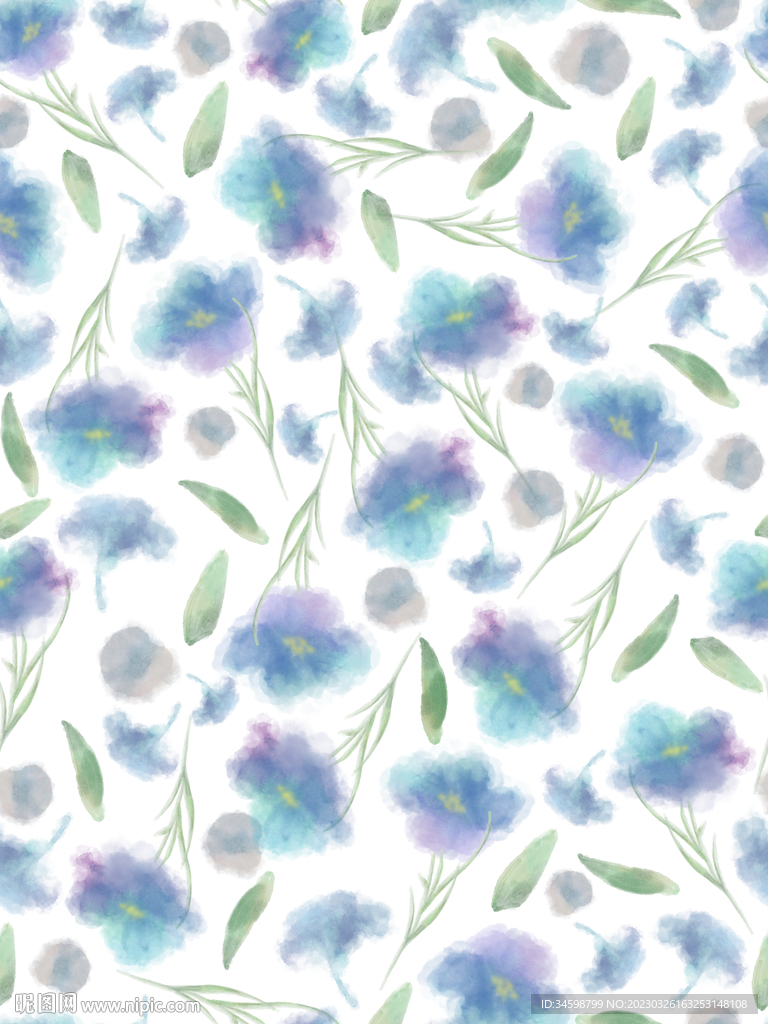 油画花