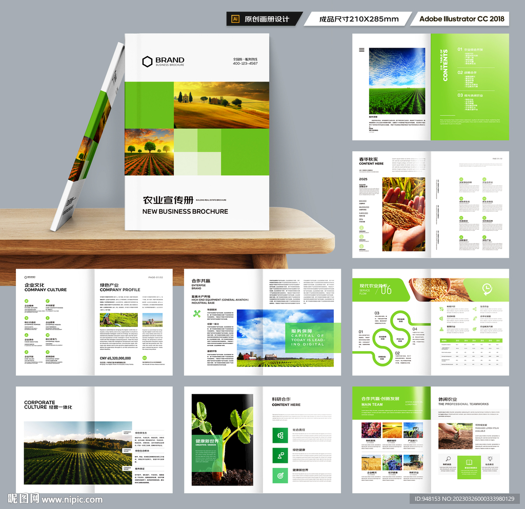 农业合作社画册