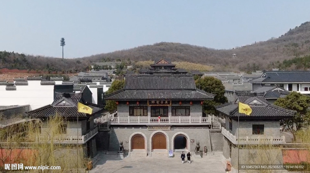 崇禧万寿宫中轴航拍