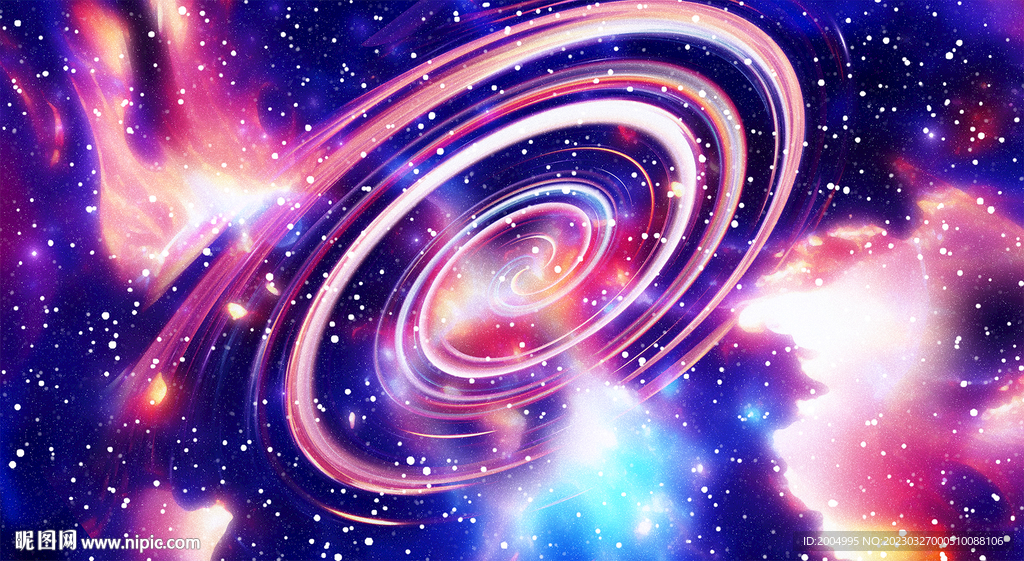 高清旋涡星空