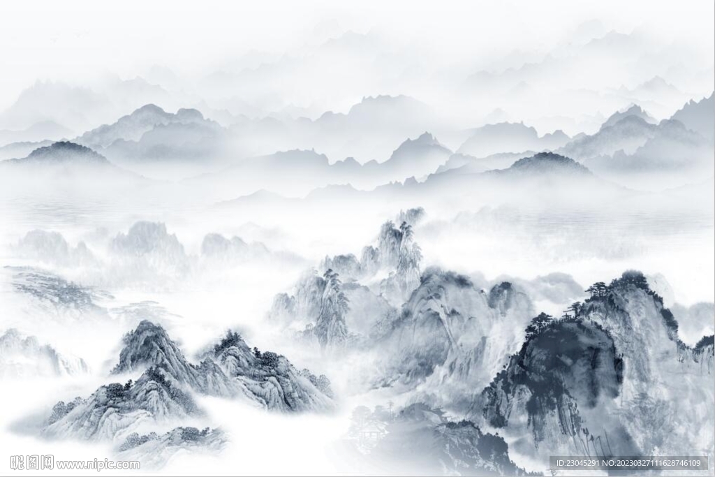 新中式背景墙